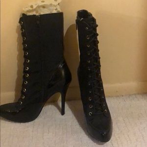 Vintage Lace Up Boots